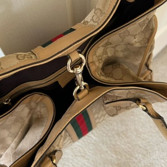 *SALE* GUCCI GG Canvas Tote - Good Used Condition - Picture 3 of 16